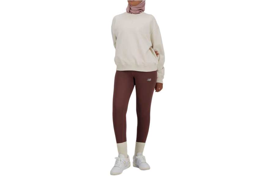 New Balance New Balance Nb Sleek High Rise Legging 27' Leggings Women's Brown