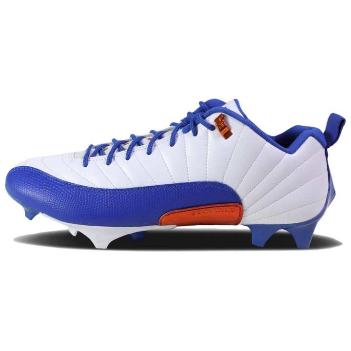 Jordan Jordan Air Jordan 12 Abrasion Resistant Soccer Shoes Men's White