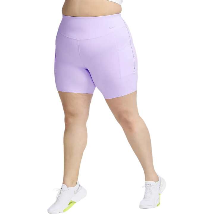 Nike Nike Universa Women's Medium-Support High-Waisted 8' Biker Shorts With Pockets Plus Size