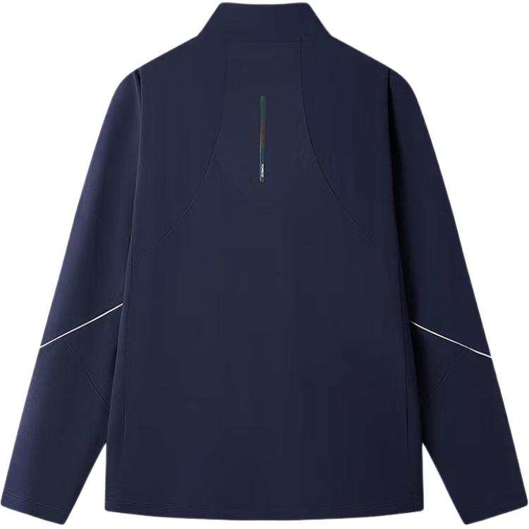 TOREAD T Shirts Men's Navy Blue Stand Collar Moderate Straight Fit