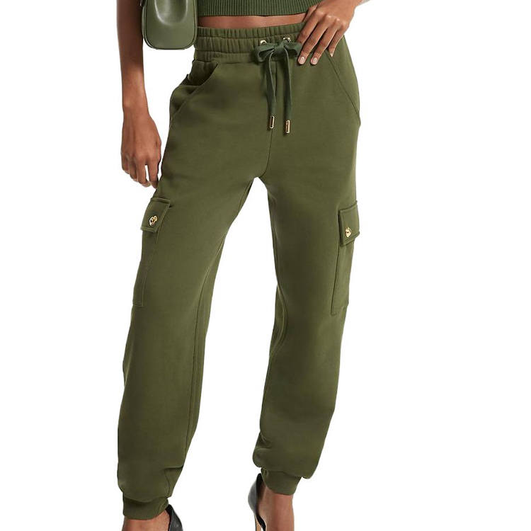 MICHAEL KORS Knitted Sweatpants Women's Green Moderate Other