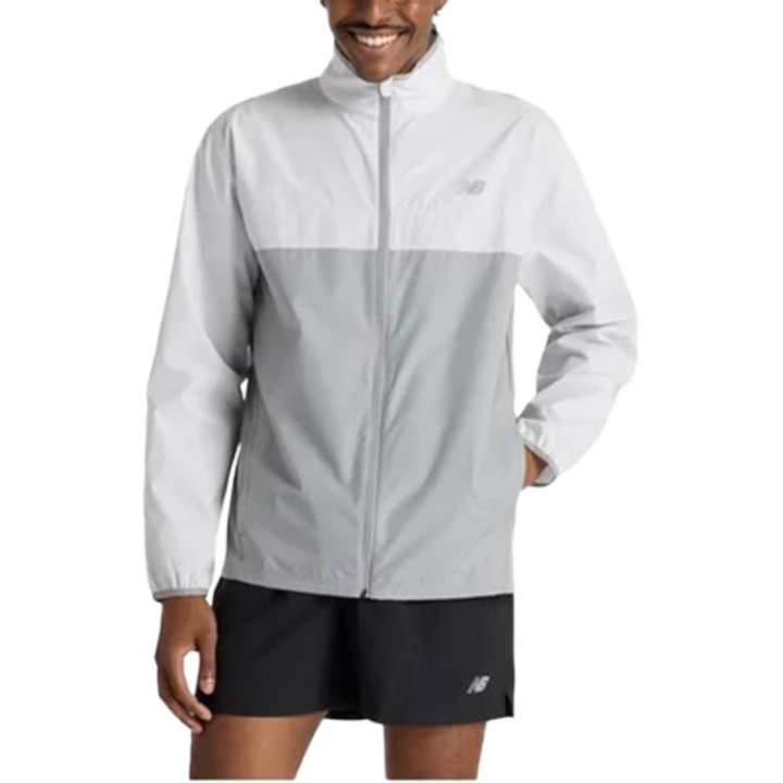 New Balance New Balance Jackets & Coats Men's Light Gray White