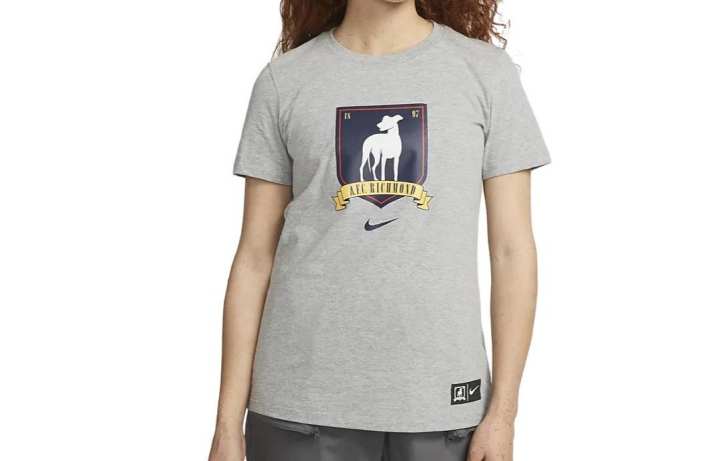 Nike Nike X MLB T Shirts Women's Gray Crew Neck Moderate Straight Fit
