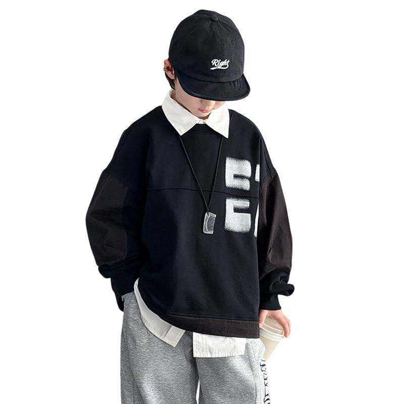 Lanza Lanza Kids Sweatshirts Lapel Moderate