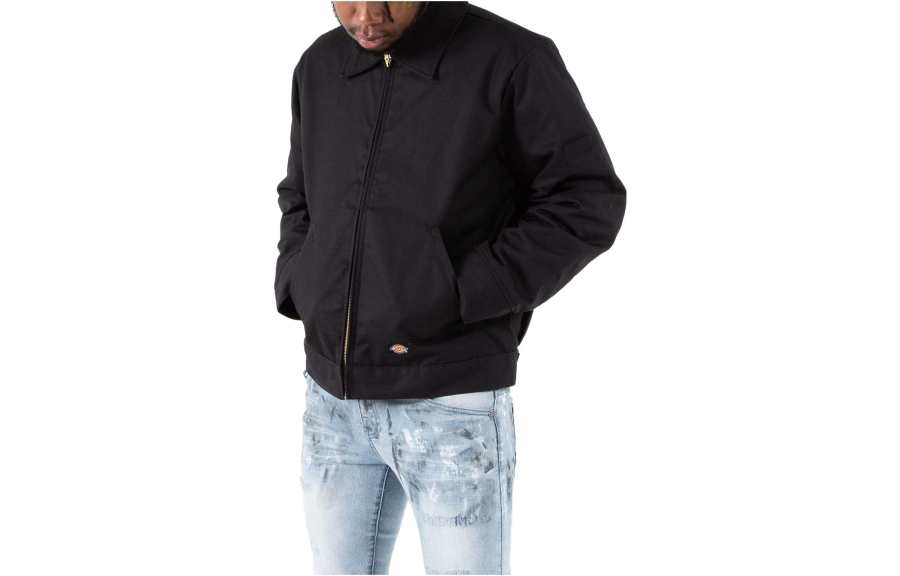 Dickies Dickies Jackets Men's Black Stand Collar Moderate Other