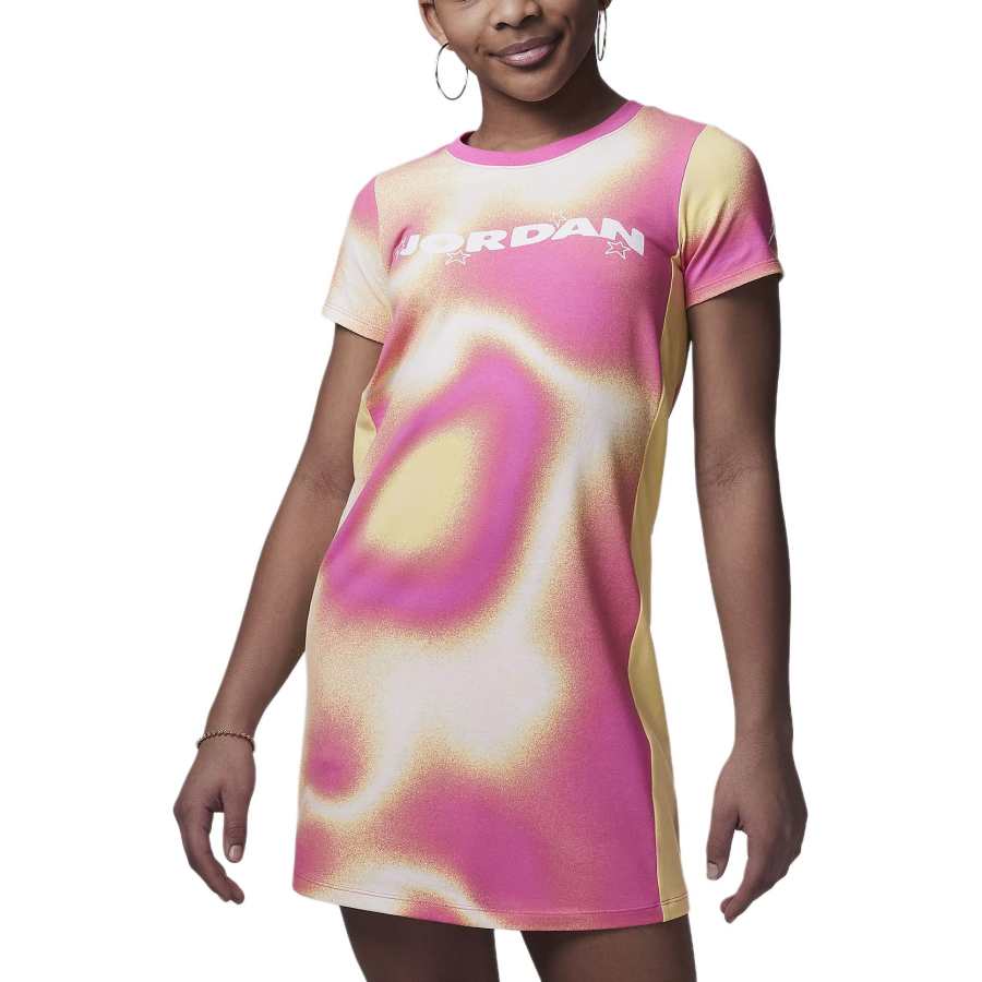 Jordan Jordan Children's Dress Teenagers Laser Fuchsia