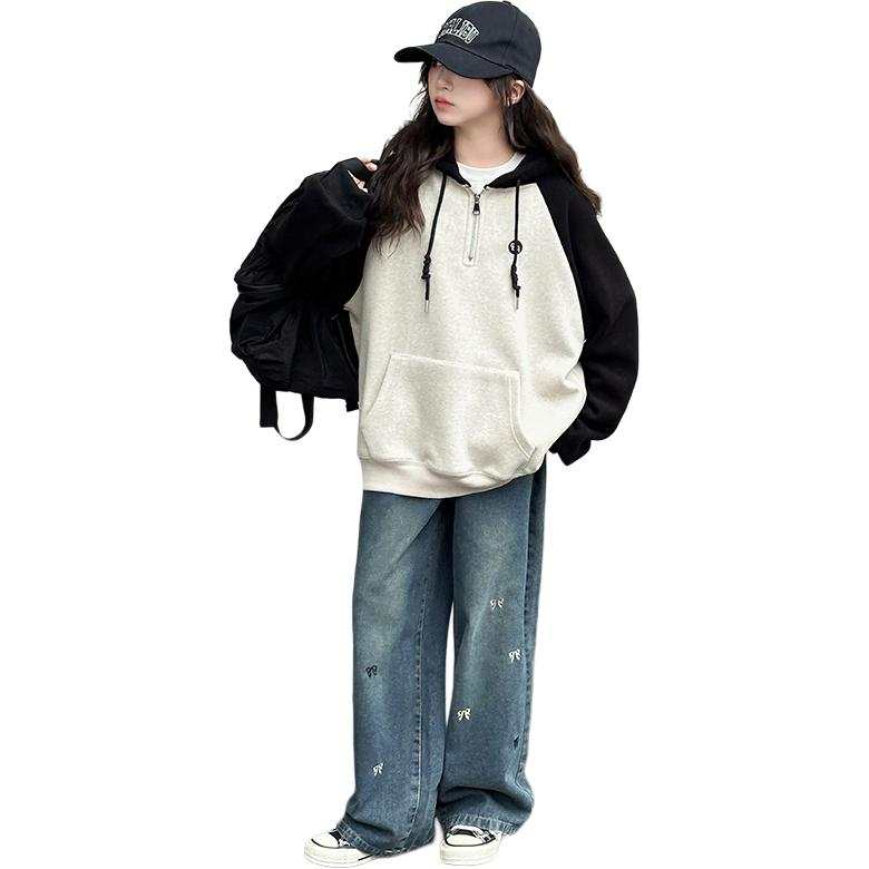Lanza Sweatshirt Black Gray Teenagers