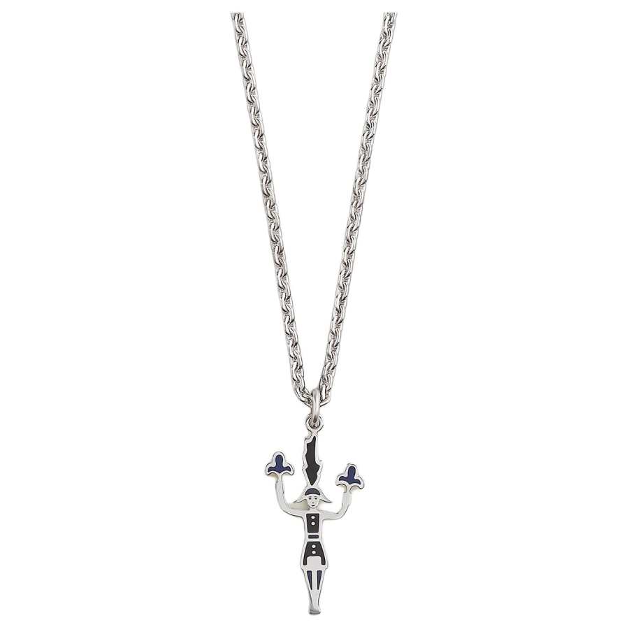 HERMES HERMES Metal Necklaces Unisex Silver