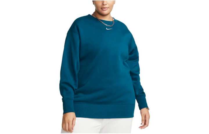 Nike Nike Sweatshirts Women's Navy Blue Crew Neck Moderate Other