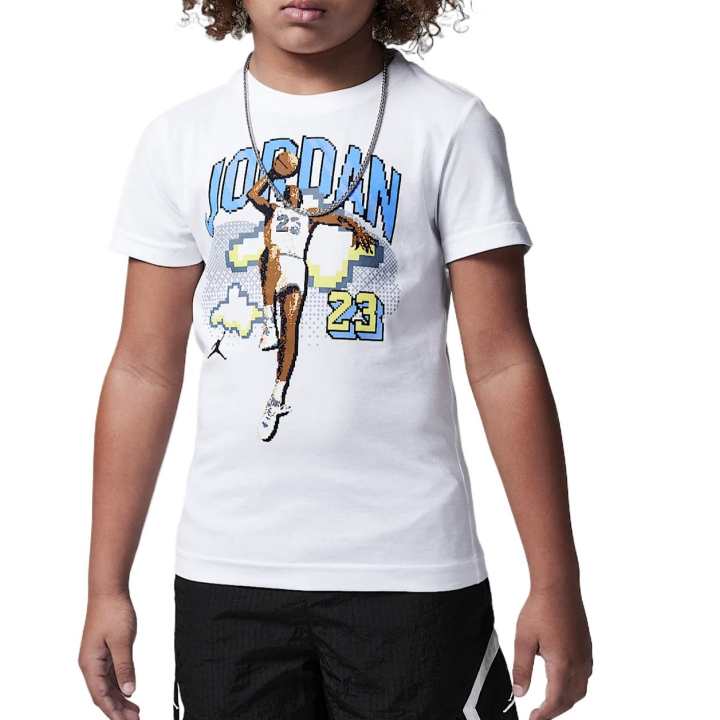 Jordan Jordan Air23 T Shirt SS25 White Children Aged 3 7 Years Old