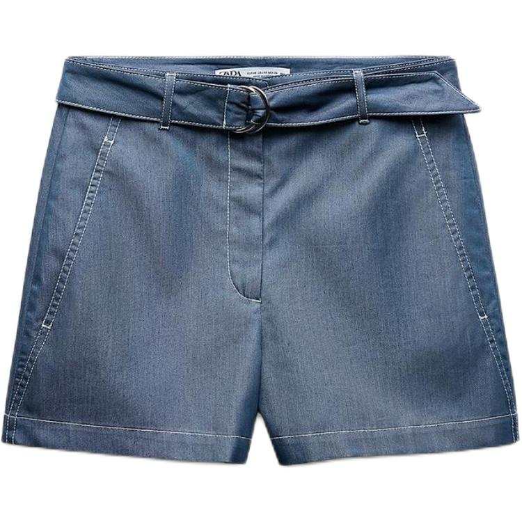 ZARA Denim Shorts Women's Blue Moderate Other