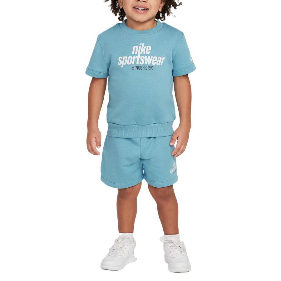 Nike Nike Casual Sportswear ClubSportswear SS25 Denim Blue Turquoises Infant And Toddler