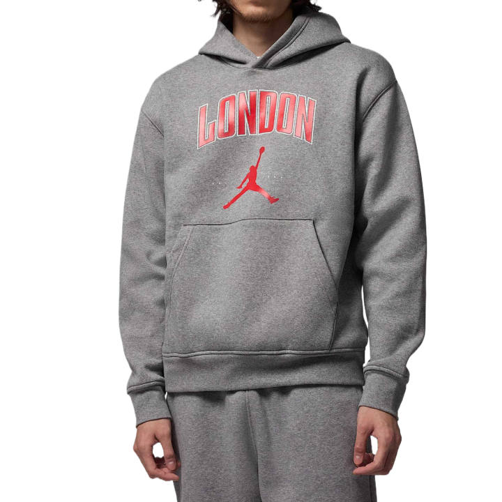 Jordan Jordan Sweatshirts Men's Gray Hooded Moderate Regular