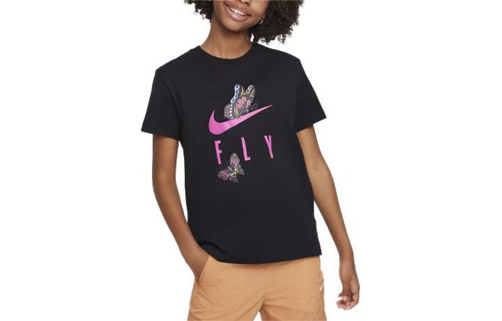 Nike Nike Sportswear T Shirt Black Kids'