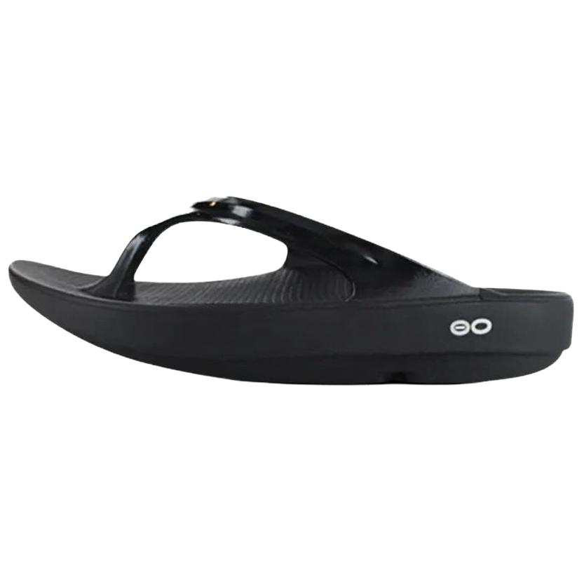 OOFOS Abrasion Resistant Flip Flops Women's Black