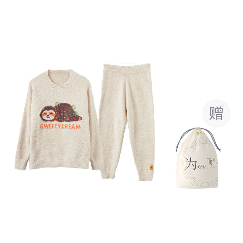 HONGDOUJUJIA Red Beans At Home Pajamas Women's