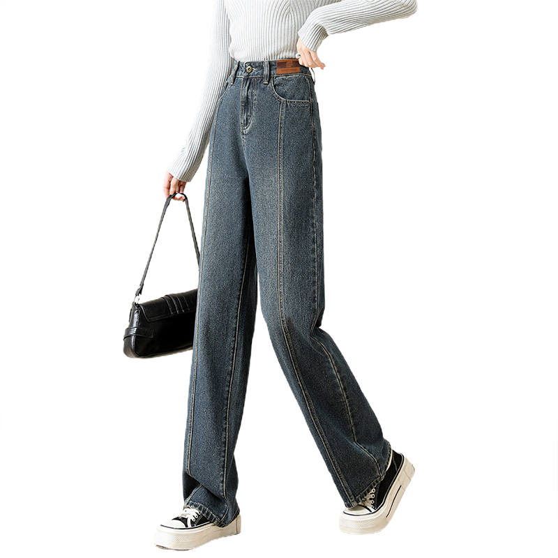 BALENO Jeans Women's Blue Moderate Wide Leg Pants