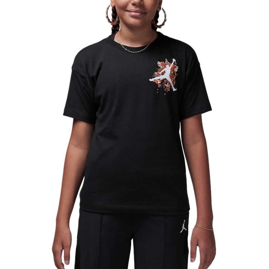 Jordan Jordan Jumpman T Shirt Floral Black Teenagers