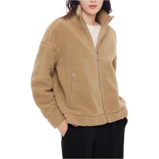 AIGLE Velvet feel Coat Women's Rattan Apricot