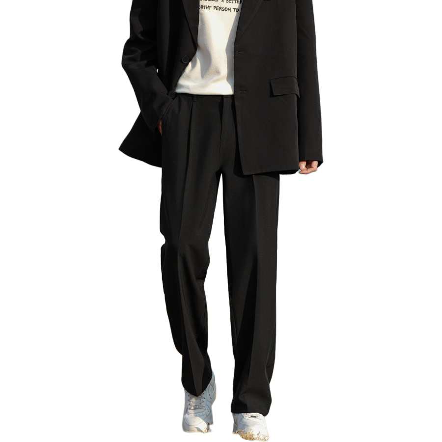 FA2LO FA2LO Casual Pants Unisex Moderate Straight Fit Pants