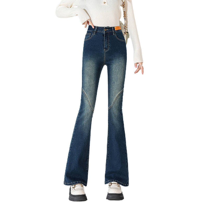 BALENO Jeans Women's Blue Moderate Flared Pants