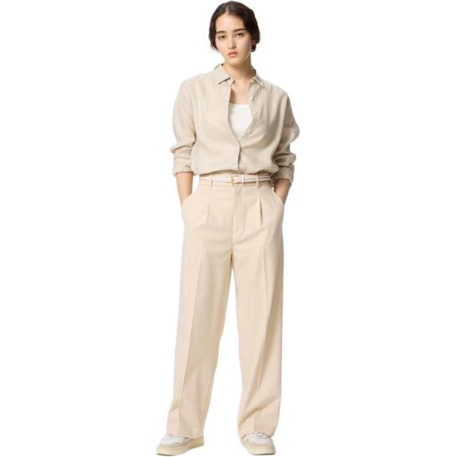 UNIQLO Casual Pants Women's Moderate Wide Leg Pants