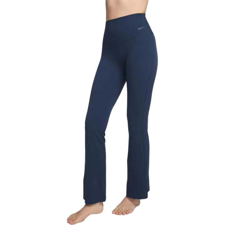 Nike Nike Zenvy High Waisted Flared Leggings Sports Pants Unisex Marine Blue