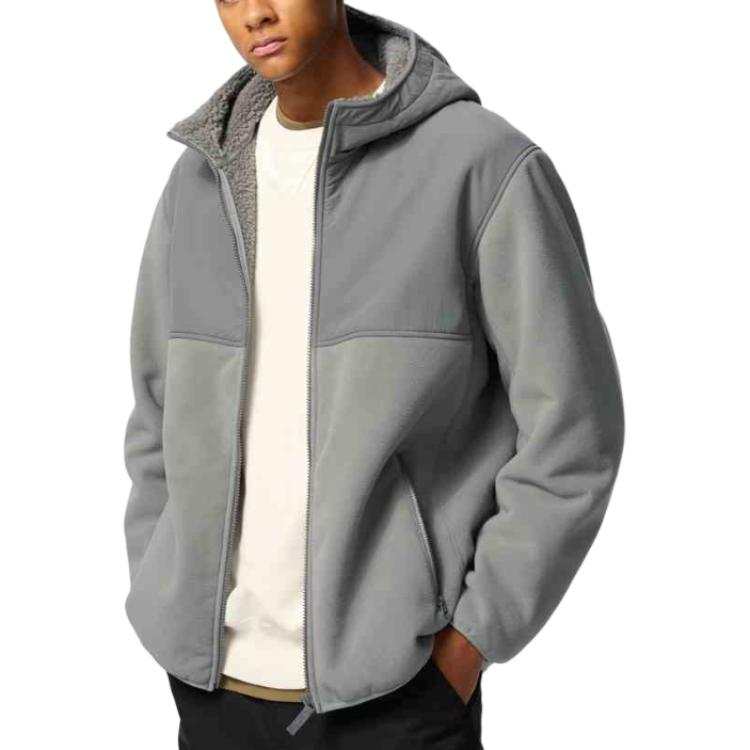UNIQLO Velvet Jackets Unisex Hooded Moderate