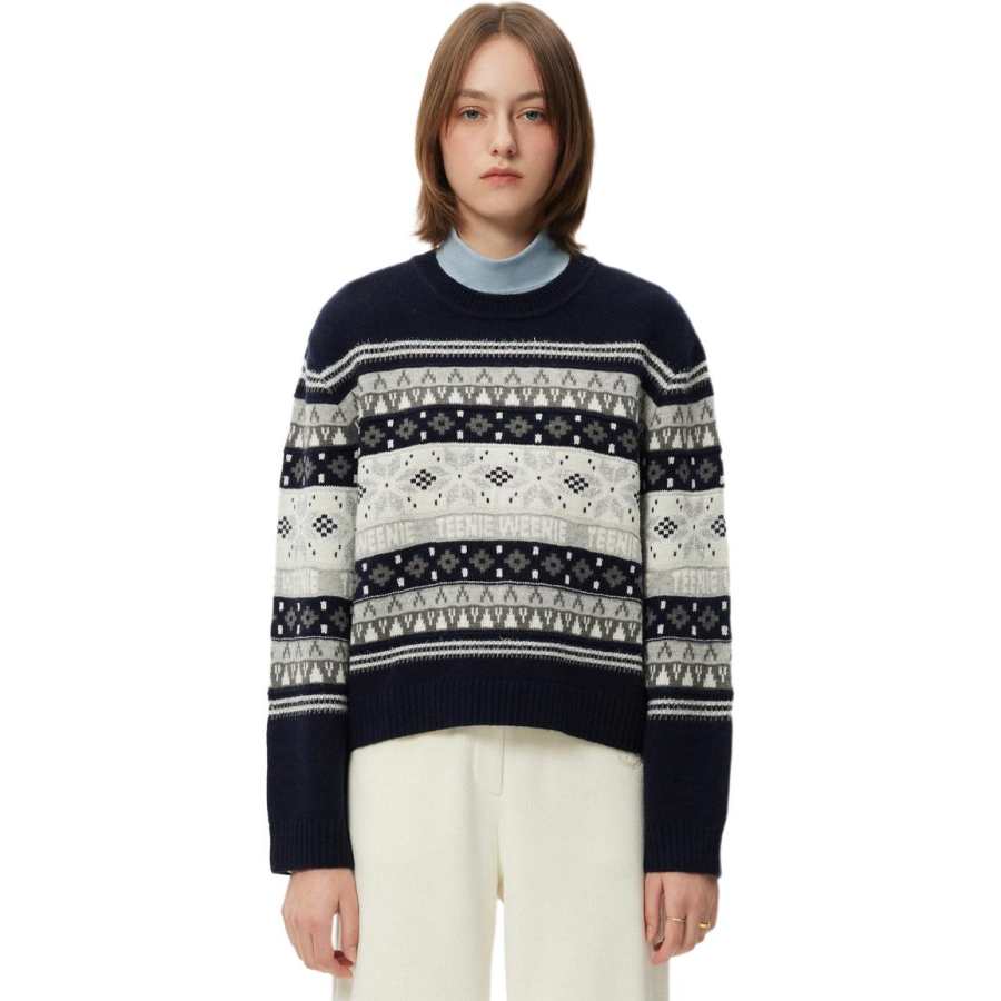 Teenie Weenie Sweater Women's Navy Blue