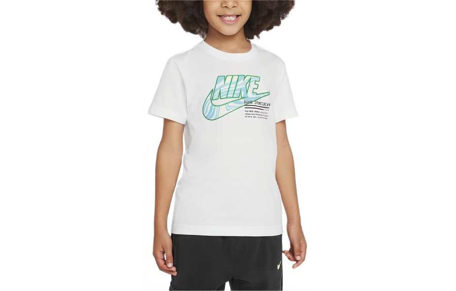 Nike Nike Futura T Shirt White Kids'