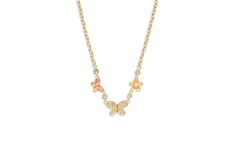 COACH COACH Plexiglass, Brass, Resin Necklaces Women's