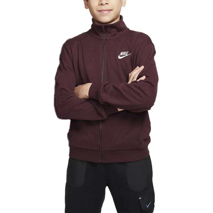 Nike Nike Jackets & Coats Sportswear Club Burgundy Red Teenagers