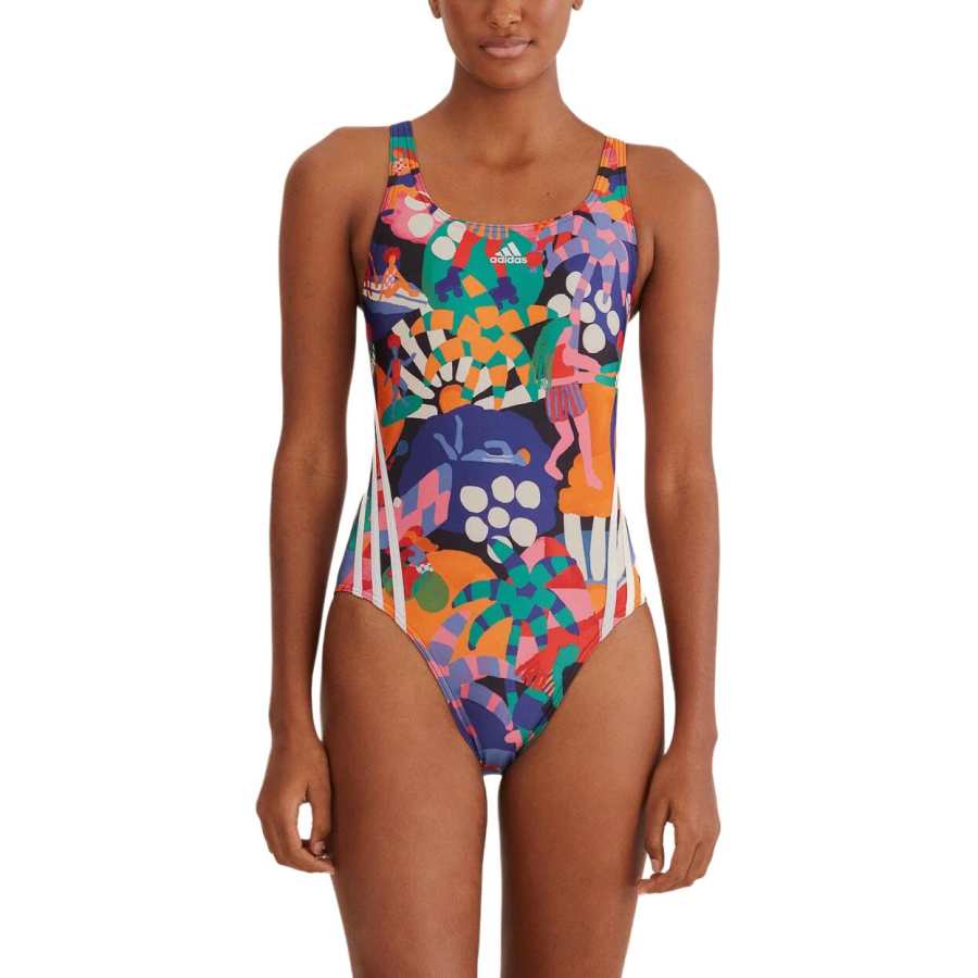 Adidas Adidas x FARM RIO FW24 One piece Swimsuit Women's Orange