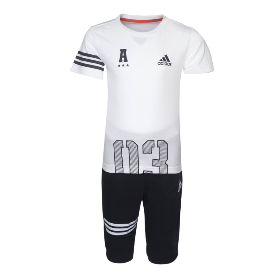 Adidas Adidas Casual Sportswear Black/White Children Aged 3 7 Years Old