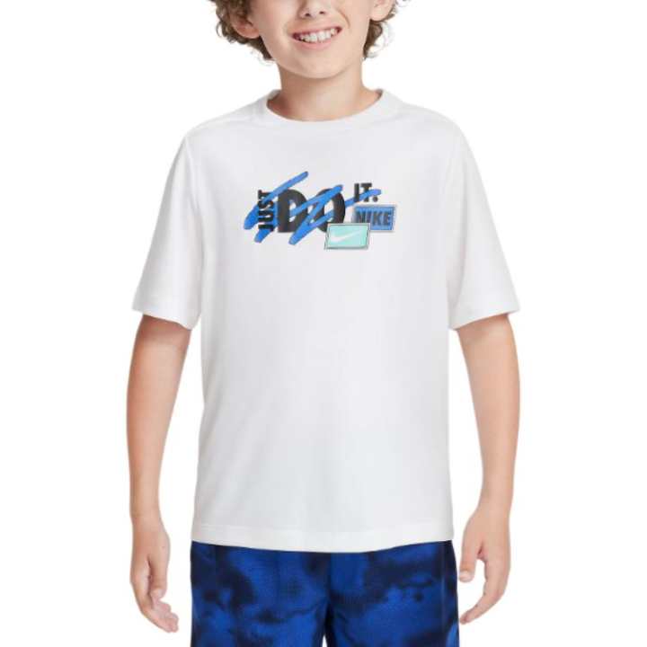 Nike Nike Dri Fit T Shirt White Teenagers