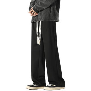 Mogao Casual Pants Unisex Moderate Straight Fit Pants