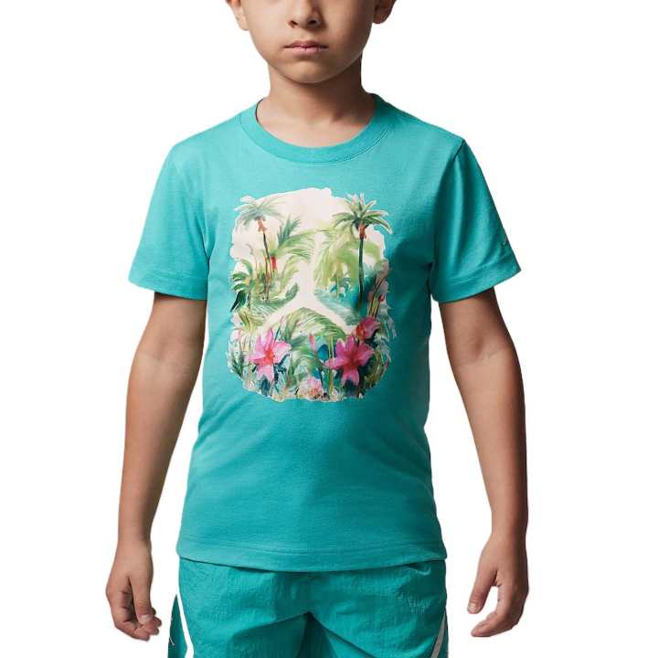 Jordan Jordan JumpmanFlight Essentials T Shirt Cyan Teenagers