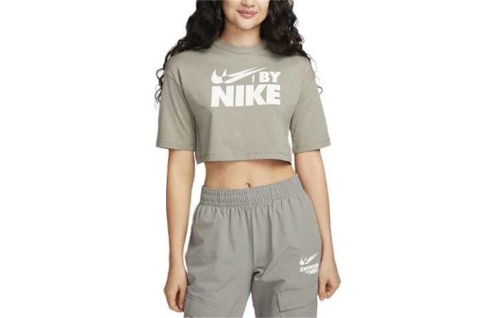Nike Nike Sportswear T Shirt Women's Dark Gray Mud