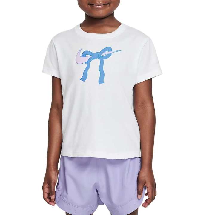 Nike Nike Swoosh T Shirt SS25 White Children Aged 3 7 Years Old