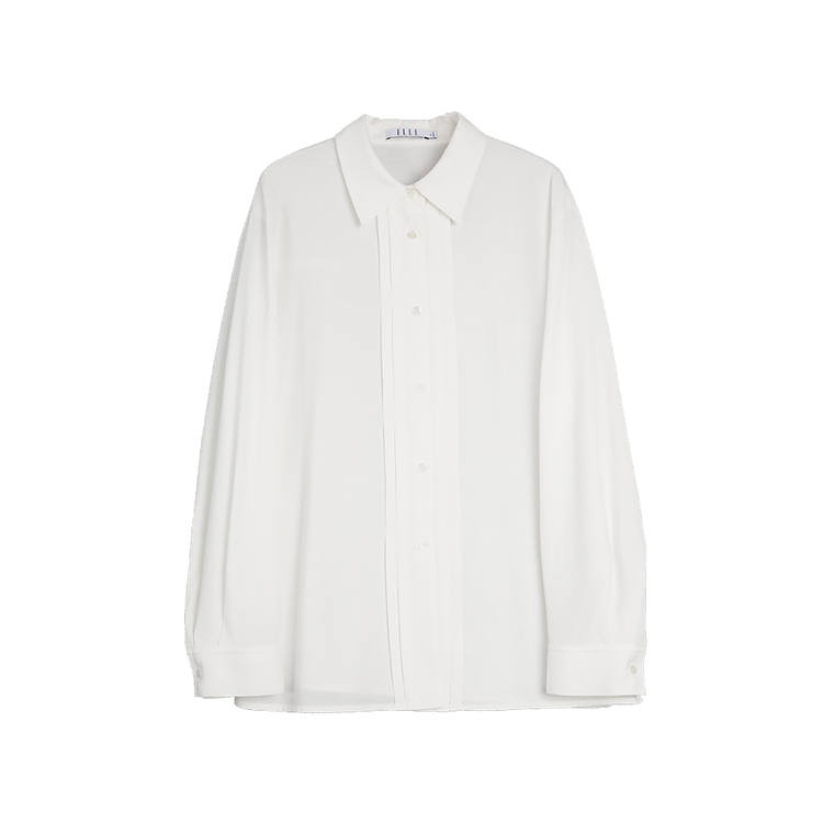 ELLE Shirts Women's Lapel Moderate Shirt