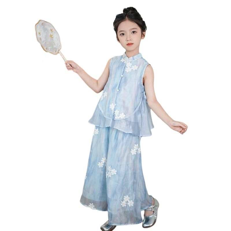 Lanza Hanfu 2 Piece Set Children Aged 3 7 Years Old
