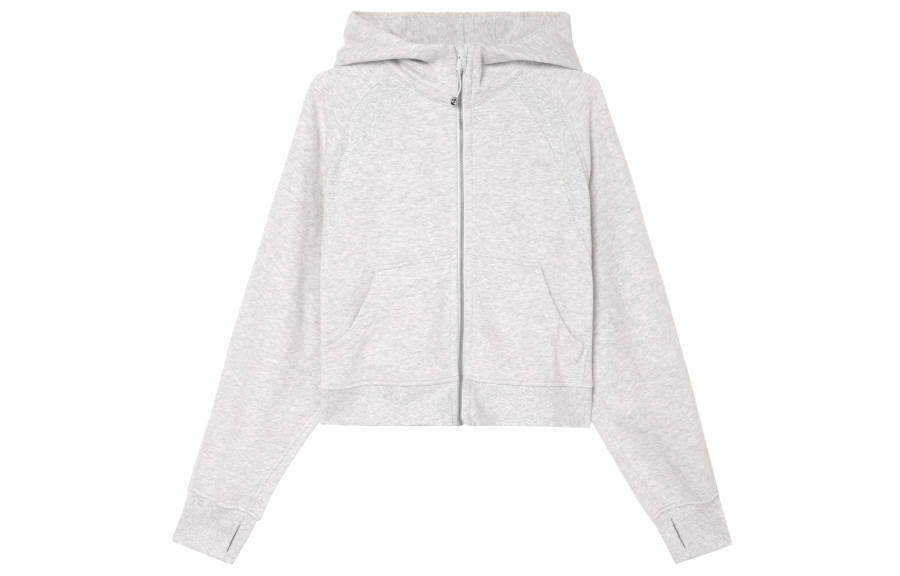 Lululemon Scuba Series Cropped Coat Women's Mixed Color Core Super Light Gray