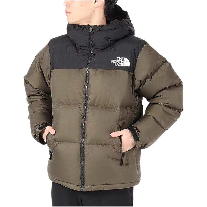 The North Face zip-up puffer jacket