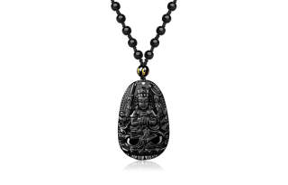 TRUE ME Obsidian Necklaces Unisex