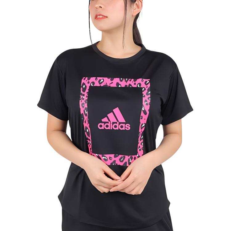 Adidas Adidas T Shirts Women's Black Crew Neck Moderate Other