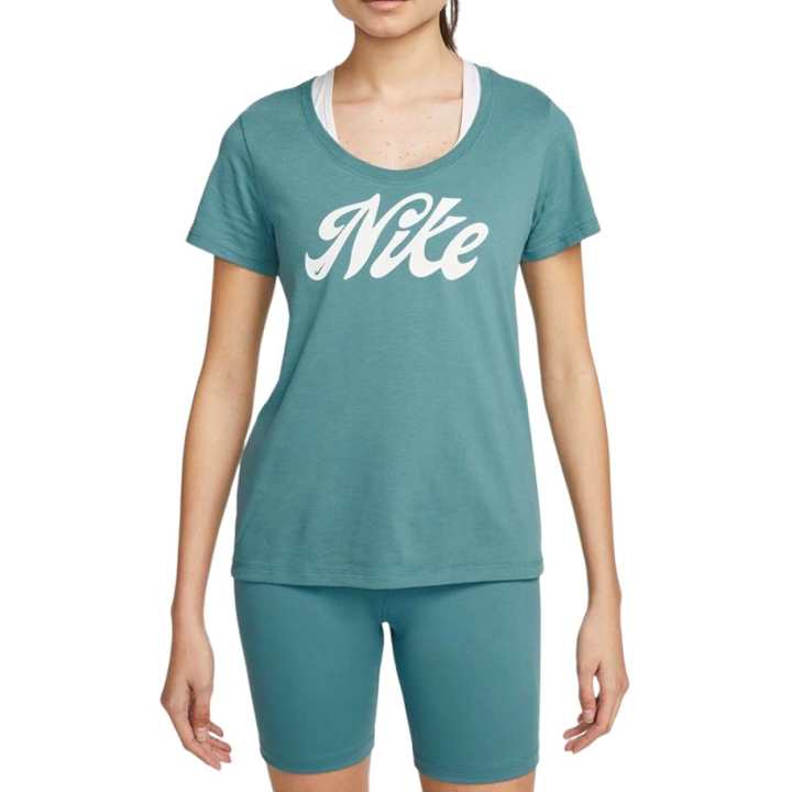 Nike Nike Clothing T Shirts Women's Green Crew Neck