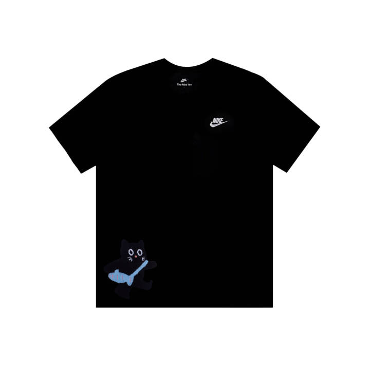 Nike Nike T Shirts Men's Black Crew Neck Moderate