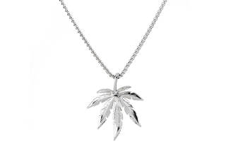 Guuka Titanium Steel Necklaces Unisex Silver
