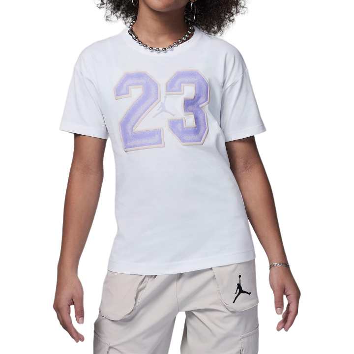 Jordan Jordan T Shirt Kids' Apparel Graphic T Shirt White Kids'
