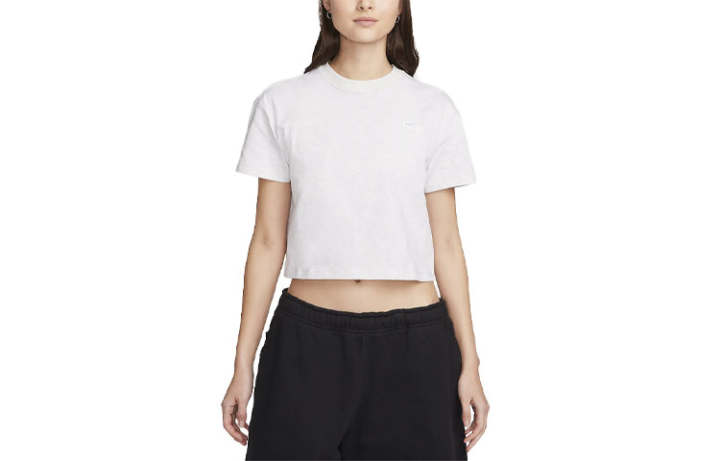 Nike Nike Drop Shoulder Sleeve T Shirt Women's White